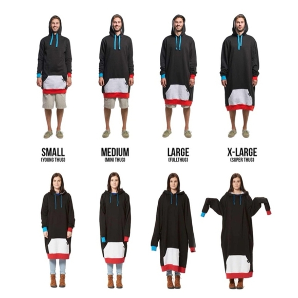 Thuggies Sea to Sky Long Hoodie - Picture 7 of 9